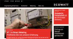 Desktop Screenshot of ecowatt.ch