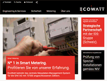 Tablet Screenshot of ecowatt.ch